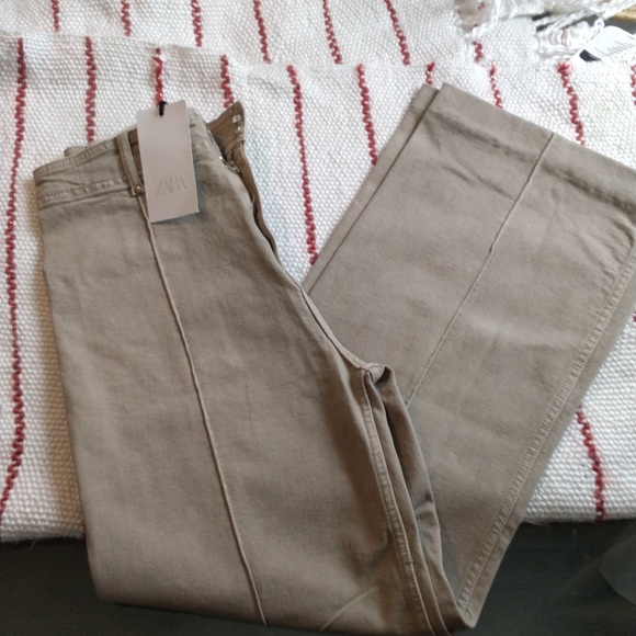 RELAXED LEG - ANKLE LENGTH - HIGH WAISTZARA WOMAN COLLECTION - Picture 5 of 5